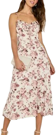 Martha Floral Midi Dress