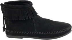 Minnetonka Women's Back Zip Hardsole Boots