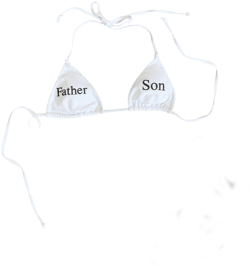 Holy Trinity Triangle Tie Side Bikini Top