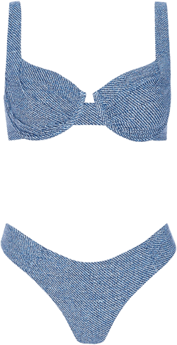 Aruba Bikini Denim Set