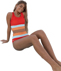 Nani Swimwear Women's Cut Back Crop Swim Top