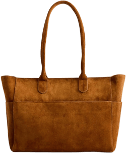 Quince Women's Italian Suede Shopper Tote
