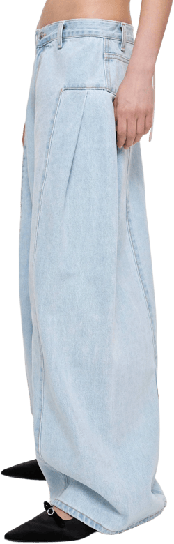 Double Side Oversized Jeans