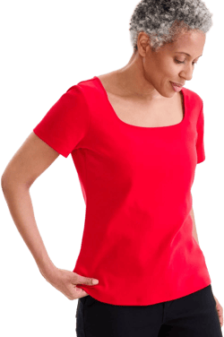 Style & Co. Women's Cotton Square-Neck Short-Sleeve T-Shirt