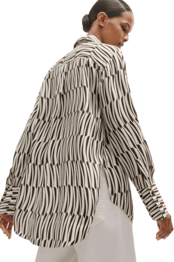 Me+em Women's Oversized Silk Shirt