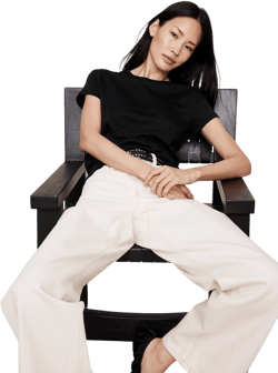 Banana Republic Women's Supima Crew-Neck T-Shirt