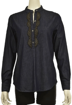 C Wonder Women's Long Sleeve Tunic Shirt