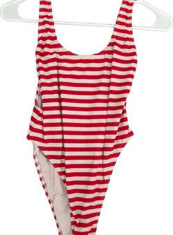 Gnash Swim | Gnash Red/White Stripped One Piece Swimsuit | Color: Red/White | Size: Xs | Shelleyfurr's Closet