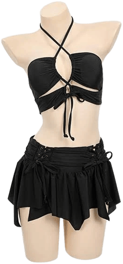 Vintage Two-Piece Swimwear Set