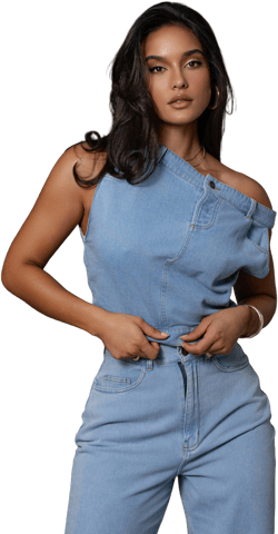 Shanice Denim Top