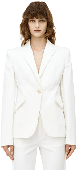 Alexander McQueen Women's Single-breasted Denim Jacket