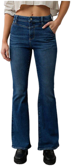 AE Next Level Super High-Waisted Flare Jeans