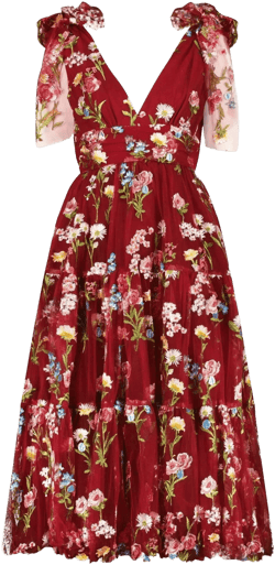 Margaret Midi Floral Puff Sleeve Dress – JessaKae