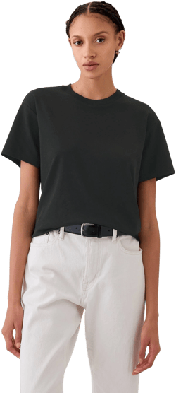Gap Women's Oversized Crew Neck Short Sleeve T-Shirt