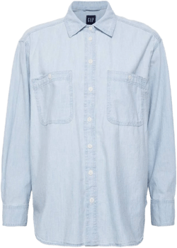 Gap Women's Oversized Chambray Denim Shirt