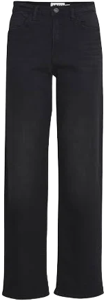 ICHI Straight Jeans female Black Size L32