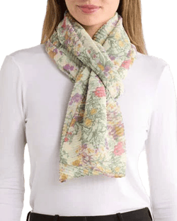 Nordstrom Rack Printed Pleated Scarf
