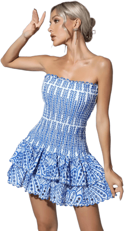 Ruffle Mini Dress