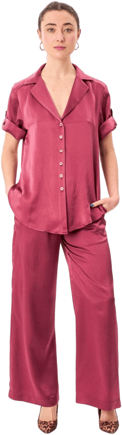 Jade Women's Silk Button Down Shirt