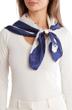 Kate Spade New York Frogs Silk Scarf