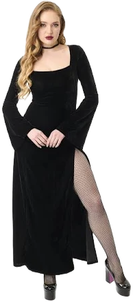 Killstar Morvessa Velvet Maxi Dress