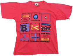 Vintage Cherokee Graphic T Shirt Women's Medium Retro 90's Pink Brand