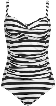Ekouaer Womens Elegant Inspired Vintage One Piece Pin up Monokinis Swimsuit