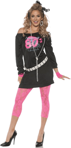 Awesome 80's Adult Costume