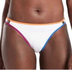 Athleta Women's Kapalua Bikini Swimsuit Set with Colorful Trim