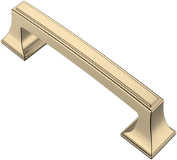 Asidrama 30 Pack 3.75 Inch(96mm) Brushed Brass Kitchen Cabinet Handles, Gold Cabinet Pulls Kitchen Cabinet Hardware Cupboard Handles Drawer Handles Dresser Pulls 3.75"/96MM Hole Center 30 Pack Brushed Brass