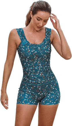 Floral Tummy Control One-Piece Swimsuit