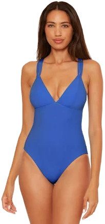 Becca Women's Color Code Reversible One-Piece Swimsuit