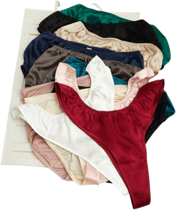 Luxury Lingerie Advent Calendar For Women With Twelve-day Countdown Silk Panties - Christmas Gift In Beige/black/blue/green/pink/purple/red/white