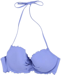 Sundazed Swim Sundazed Nixie Ruffle Edge Halter Bikini Top