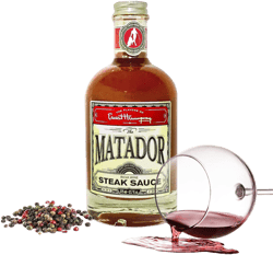 The Flavors Of Ernest Hemingway The Matador Steak Sauce | Small Batch All Natural Ingredients | Gluten Free, No MSG, No HFCS 12.7 Ounces (Pack of 1) The Matador Steak Sauce 12.7oz