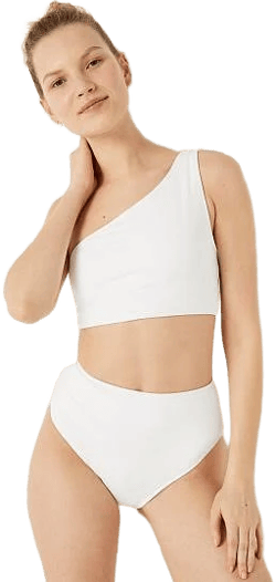 Pink Women's High Waist Bikini Bottom