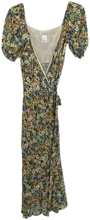 L*Space Floral Wrap Dress, Size 6 US