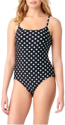 Catalina Women's Diamond Dot One-Piece Swimsuit