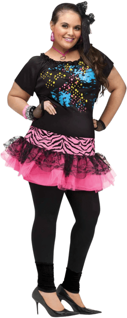 Fun World Women's 80s Pop Party Costume