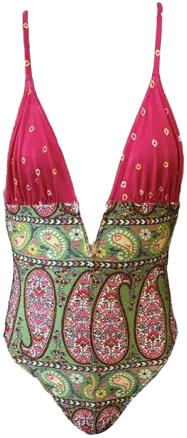 Christian Dior Vintage 2004 Spring Paisley Swimwear Swimsuit