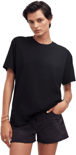 Madewell Women's Relaxed Oversized Cotton Tee