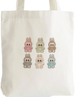 Labubu Canvas Tote Bag
