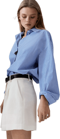 H&M Linen-Blend Shorts