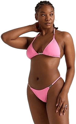 Juicy Couture Women's Terry Triangle Jewel Bikini Top