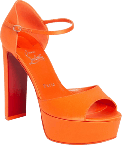 Christian Louboutin Women's Sandaloo 130 Leather Heeled Sandals