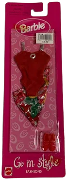 Barbie Go In Style Fashions Floral Wrap Bottom