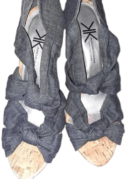 Kim Kardashian Women's Denim Heels