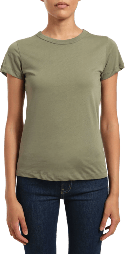 Mavi Women's Slim Fit Cotton Slub T-Shirt