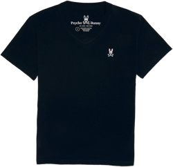 Psycho Bunny Men's Classic V-Neck T-Shirt