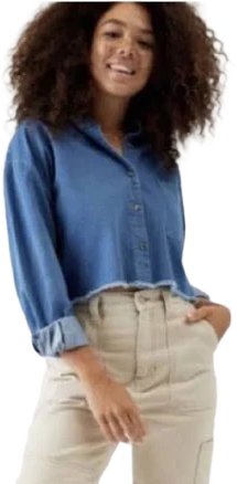 Kendall & Kylie Denim Shirt